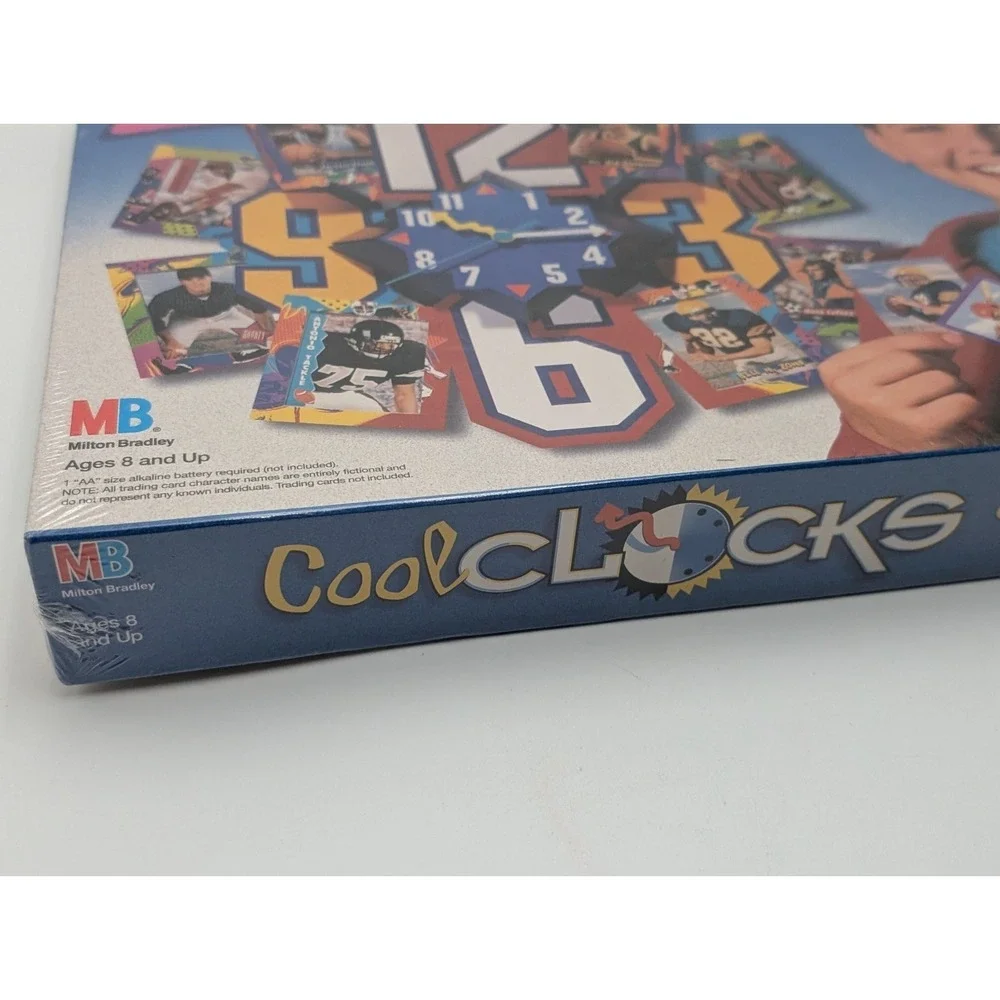 Vtg Cool Clocks Customized Clock Making Kit Milton Bradley 1995 Sealed